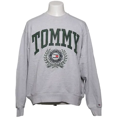 Sweatshirt (Gris, Vert) de Tommy Hilfiger Jeans Coton