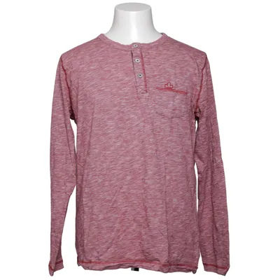 Henley T-shirt (Rød) fra Carisma Bomuld
