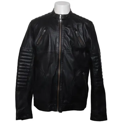 Læderjakke (Sort) fra Core by Jack & Jones Læder, Polyester