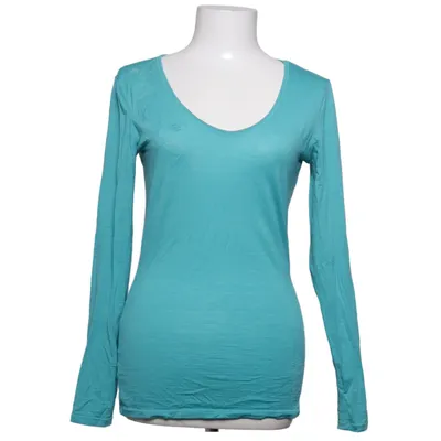 Lange mouwen shirt (Blauw) van Icebreaker Elastaan, Merinowol