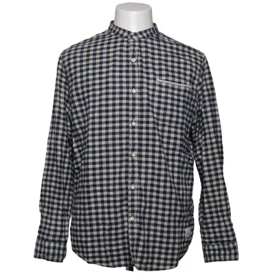 Chemise en flanelle (Bleu, Beige) de Adam Levine Coton