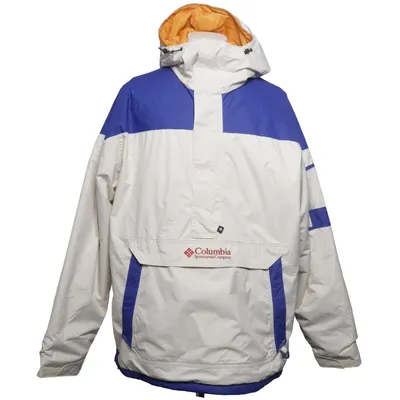 Anorak (Vit, Blå) från Columbia Polyamid, Återvunnen polyester