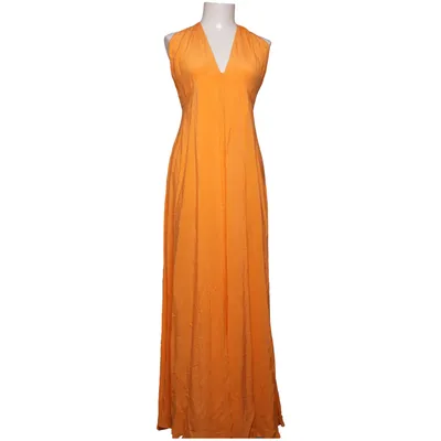 Halterneckklänning (Orange) från Twinset Viskos