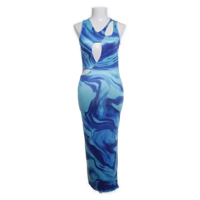 Dress (Blue, Turquoise) from Missy Empire Elastane, Polyester