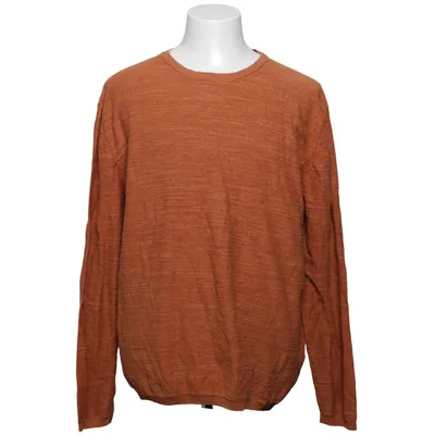 Pull-over (Orange) de Camel Active Coton, Cuir, Lin
