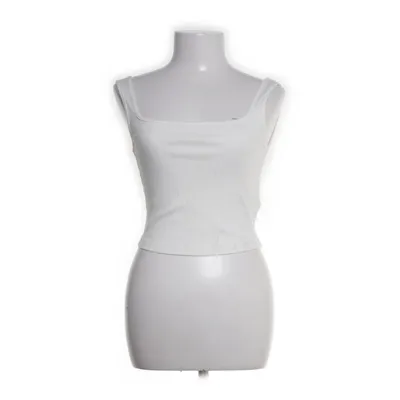 Crop top (Wit) van NA-KD Viscose, Elastaan