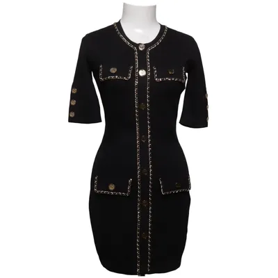 Kjole (Sort) fra Elisabetta Franchi Polyamid, Viscose