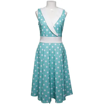 Robe (Vert, Blanc) de Banned Apparel Élasthane, Polyester