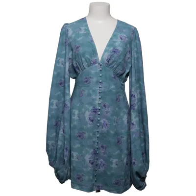 Kleid (Blau, Lila, Mehrfarbig) von Adoore Elasthan, Polyester
