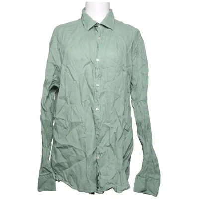 Shirt (Groen) van Massimo Dutti Linnen