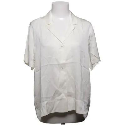 Korte mouwen shirt (Wit) van Quince Elastaan, Zijde