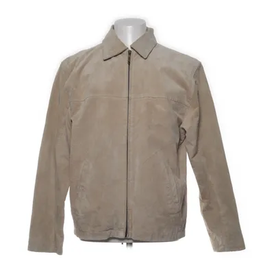 Läderjacka (Beige) från Jack & Jones Skinn, Nylon, Polyester