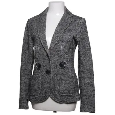 Blazer (Grå, Sort) fra Mason's Bomuld, Uld