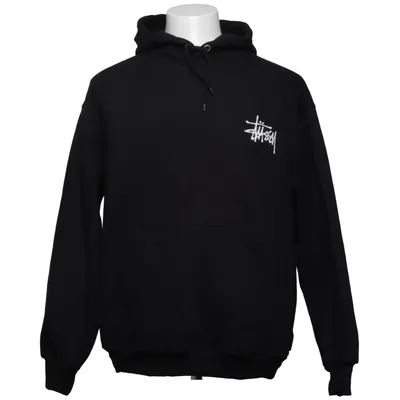 Sweat à capuche (Noir) de Stüssy Coton