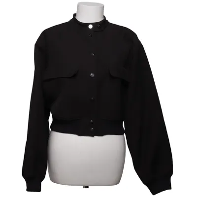 Bomberjacke (Schwarz) von Nikkie Elasthan, Recyceltes Polyester
