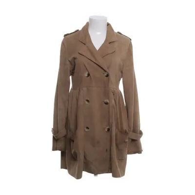 Læderfrakke (Brun, Beige) fra Hunkydory