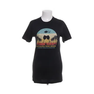 T-shirt (Zwart, Meerkleurig) van Gildan Softstyle Katoen