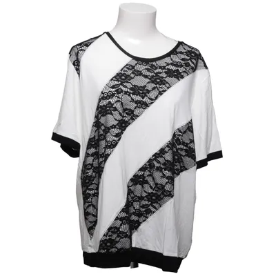 Haut (Shirt Mit Diagonalem Spitzenbesatz) de Mocca Élasthane, Polyester, Viscose