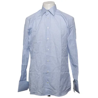 Chemise (Bleu, Blanc) de Suitsupply Coton