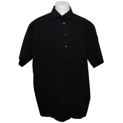 Chemise à manches courtes (Noir) de Hatico Coton