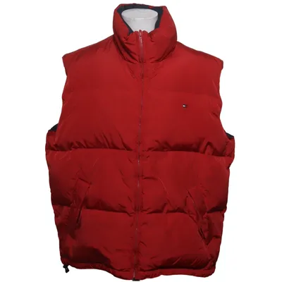 Ytterväst (Röd) från Tommy Hilfiger Dun, Fjädrar, Nylon