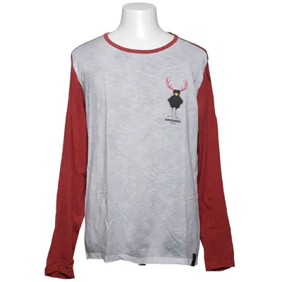 Long sleeve T-shirt (Gray, Red) from Chillaz Cotton, Elastane, Lyocell, Modal