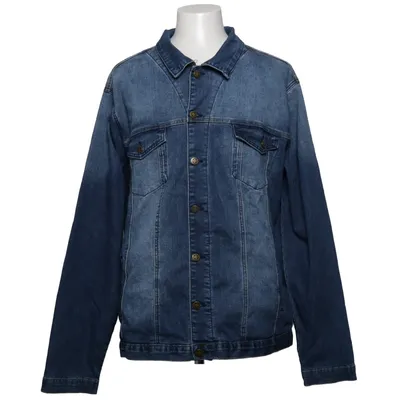 Jeansjacka (Blå) från Men Plus Bomull, Elastan, Polyester