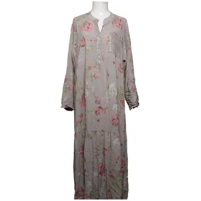 Robe longue (Gris, Multicolore) de Miss Viscose