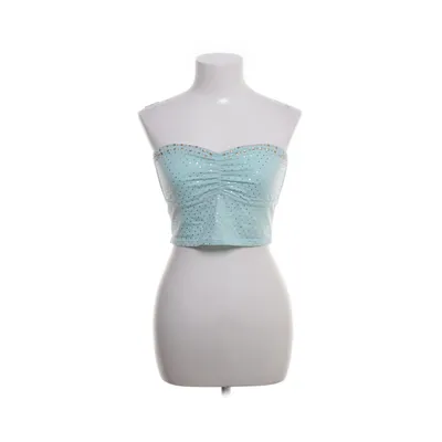 Tubetop (Turkis) fra Pink Bomuld, Elastan