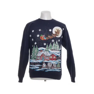 Jultröja (Blå, Flerfärgad) från Hanes Bomull, Polyester