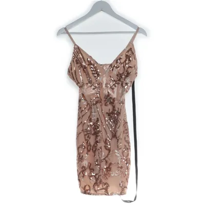Cocktailjurk (Beige, Roze) van PrettyLittleThing Polyester