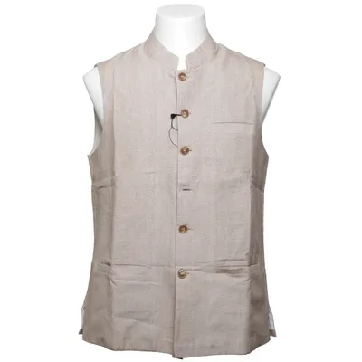 Gilet de costume (Beige) de Warp & Weft