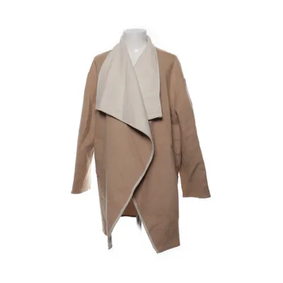 Manteau (Beige, Blanc) de Marie Lund Polyester, Laine