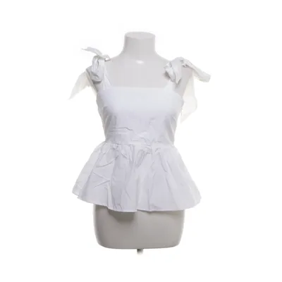 Peplum top (Wit) van H&M Trend Katoen