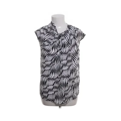 Top (Black, White) from René Lezard Silk