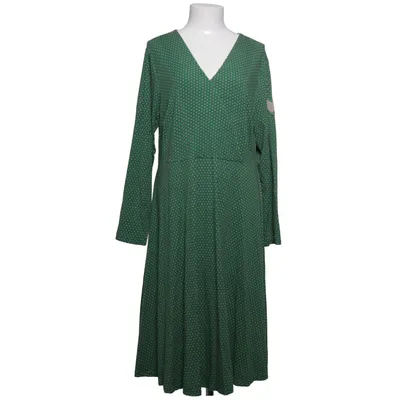 Klänning (Grön, Beige) från Du Milde Bomull, Elastan, Viskos
