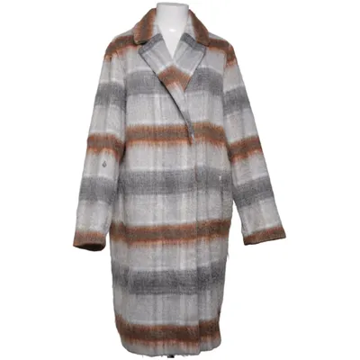 Coat (Gray, Brown, White) from Volcom Polyester, Wool