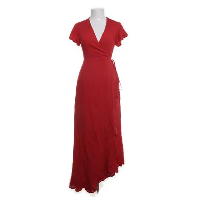 Omlottklänning (Röd) från Sanne Alexandra Elastan, Polyester, Viskos