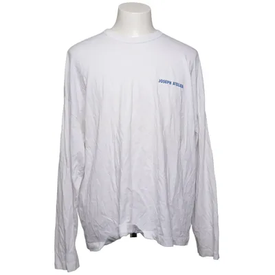 T-shirt à manches longues (Blanc, Bleu) de Joseph Atelier Coton biologique