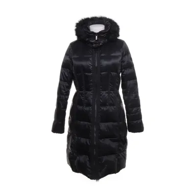 Down coat (Black) from Diane von Furstenberg Acrylic, Down, Feather, Nylon, Polyester, Faux fur