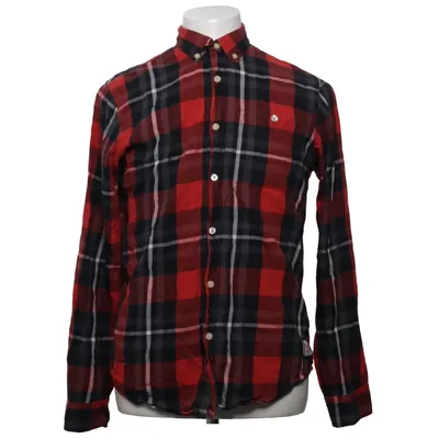 Chemise en flanelle (Rouge, Noir) de Vailent Clothing Coton