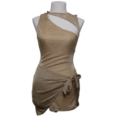 Kjole (Guld) fra Tiger Mist Elastan, Polyester