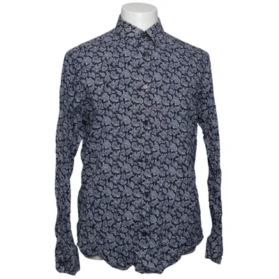 Skjorte (Blå, Flerfarvet) fra H&M Man Bomuld, Viscose