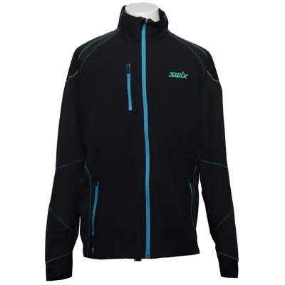 Sports jacket (Gray, Blue, Green) from Swix Elastane, Nylon, Polyester
