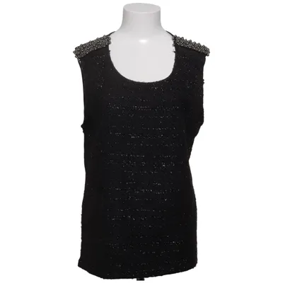 Topp (Svart, Silverfärgad) från Rich & Royal Polyester, Viskos, Ull