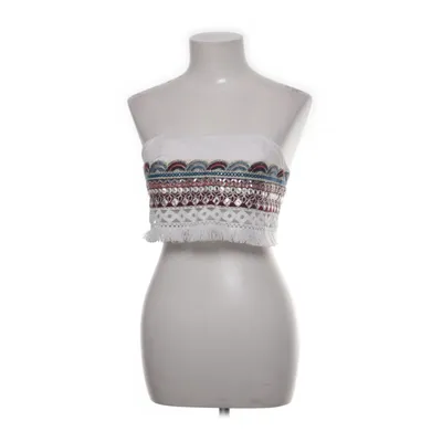 Crop top (Wit, Meerkleurig) van Fashion Nova