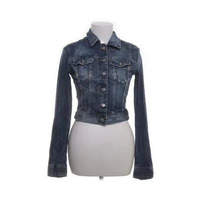 Denimjakke (Blå) fra Denim by Lindex Bomuld, Elastan