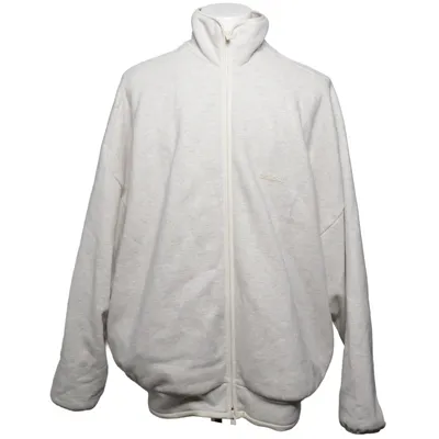 Bomberjack (Grijs) van Adidas Katoen, Elastaan, Polyamide, Gerecycled polyester