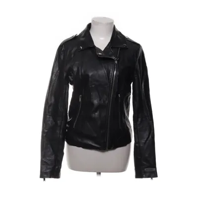 Bikerjacka (Svart) från VILA Clothes Polyuretan, Viskos