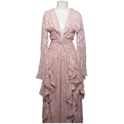 Maxi dress (Pink) from Boohoo Polyester, Viscose